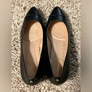 BRAND NEW W8 Cole Haan Black Block Heel Pumps